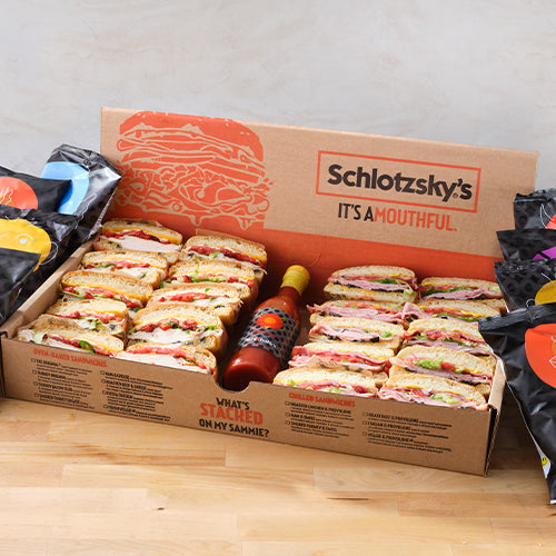 Oven-Baked Sandwich Tray (20 Halves) and Chips - Large - VAN_Schlotzkys